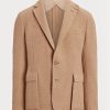 Hnědé pánské sportovní blejzry Ralph Lauren Hadley s texturou vlněného kepru Hnědé pánské sportovní blejzry Ralph Lauren Hadley s texturou vlněného kepru