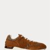 Hnědé pánské tenisky Ralph Lauren Trackster 200 Harris Tweed® Hnědé pánské tenisky Ralph Lauren Trackster 200 Harris Tweed®