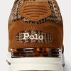 Hnědé pánské tenisky Ralph Lauren Trackster 200 Harris Tweed® Hnědé pánské tenisky Ralph Lauren Trackster 200 Harris Tweed®