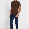 Hnědé pánské základní polokošile Ralph Lauren Hnědé pánské základní polokošile Ralph Lauren