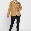 Khaki dámské košile Ralph Lauren Pocket Detail Button Down