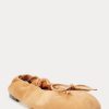 Khaki dámské ploché boty Ralph Lauren The Suede Pony Ballet Khaki dámské ploché boty Ralph Lauren The Suede Pony Ballet