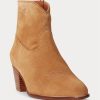Khaki dámské semišové boty Ralph Lauren Lucille Khaki dámské semišové boty Ralph Lauren Lucille