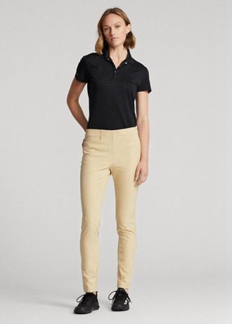 Khaki dámské sportovní kalhoty Ralph Lauren GolfStretch