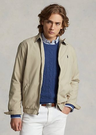 Khaki pánské bi-swingové bundy Ralph Lauren