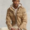 Khaki pánské bundy Ralph Lauren The Iconic Field