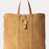 Khaki pánské kabelky Ralph Lauren Welington Calf-Suede Tote Bag Khaki pánské kabelky Ralph Lauren Welington Calf-Suede Tote Bag