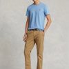 Khaki pánské kalhoty Ralph Lauren Stretch Slim Fit Chino