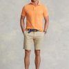 Khaki pánské šortky Ralph Lauren Stretch Slim Fit Chino Khaki pánské šortky Ralph Lauren Stretch Slim Fit Chino