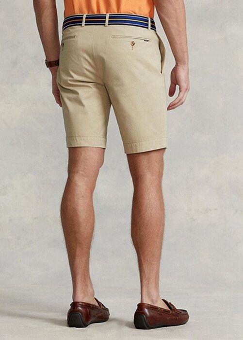 Khaki pánské šortky Ralph Lauren Stretch Slim Fit Chino Khaki pánské šortky Ralph Lauren Stretch Slim Fit Chino