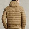 Khaki pánské sbalitelné vodoodpudivé bundy Ralph Lauren Khaki pánské sbalitelné vodoodpudivé bundy Ralph Lauren