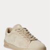 Khaki pánské semišové tenisky Ralph Lauren Heritage Court II