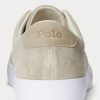 Khaki pánské semišové tenisky Ralph Lauren Longwood