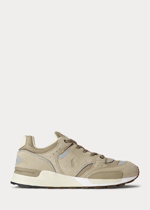 Khaki pánské tenisky Ralph Lauren Trackster 200 Khaki pánské tenisky Ralph Lauren Trackster 200