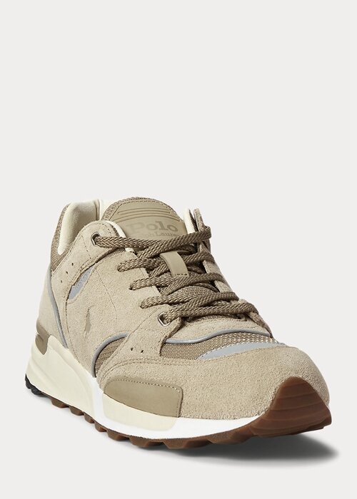 Khaki pánské tenisky Ralph Lauren Trackster 200 Khaki pánské tenisky Ralph Lauren Trackster 200