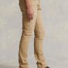 Khaki pánské tenké strečové džíny Ralph Lauren Sullivan