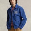Královské pánské popelínové bundy Ralph Lauren Ralph’s Marina