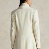 Krémové dámské bundy Ralph Lauren Wool-Blend Rybí kost Krémové dámské bundy Ralph Lauren Wool-Blend Rybí kost