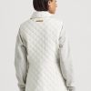 Krémová dámská diamantová prošívaná vesta Ralph Lauren