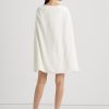 Krémové dámské koktejlové šaty Ralph Lauren Cape Georgette Krémové dámské koktejlové šaty Ralph Lauren Cape Georgette