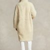 Krémové dámské oversize oboustranné střihové kabáty Ralph Lauren Krémové dámské oversize oboustranné střihové kabáty Ralph Lauren