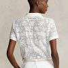 Krémové dámské polokošile Ralph Lauren Geometric-Lace