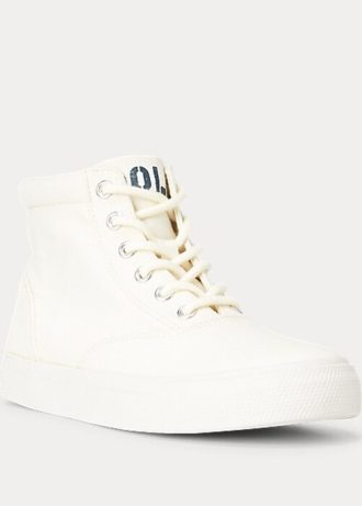 Krémové dámské vysoké tenisky Ralph Lauren Bryn Krémové dámské vysoké tenisky Ralph Lauren Bryn