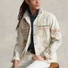 Krémové pánské bundy Ralph Lauren Denim Graphic Painter Krémové pánské bundy Ralph Lauren Denim Graphic Painter