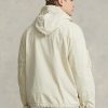 Krémové pánské bundy s kapucí Ralph Lauren s rybí kostí