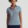 Květinové dámské polokošile Jersey Ralph Lauren přizpůsobené střihu