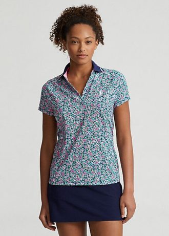 Květinové dámské polokošile Jersey Ralph Lauren přizpůsobené střihu