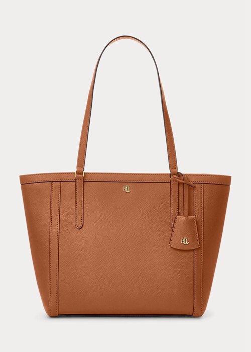 Lauren Tan Dámské kabelky Ralph Lauren Crosshatch Leather Medium Clare Tote Bags Lauren Tan Dámské kabelky Ralph Lauren Crosshatch Leather Medium Clare Tote Bags