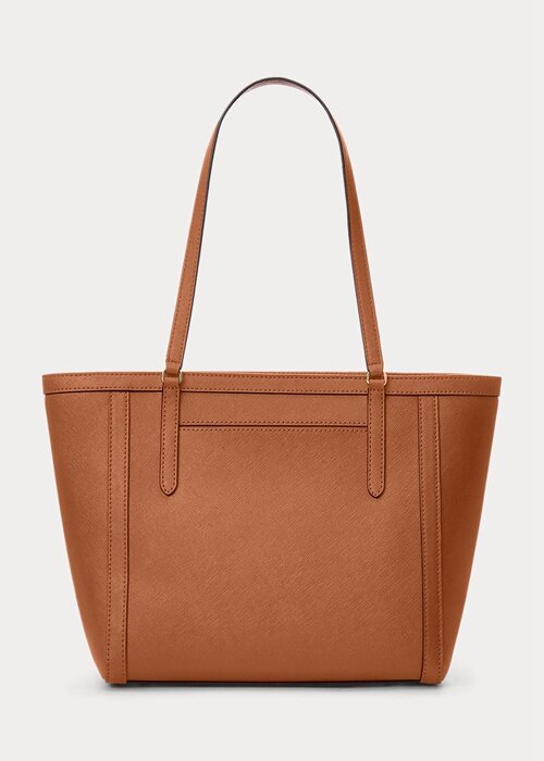 Lauren Tan Dámské kabelky Ralph Lauren Crosshatch Leather Medium Clare Tote Bags Lauren Tan Dámské kabelky Ralph Lauren Crosshatch Leather Medium Clare Tote Bags