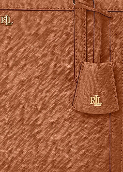 Lauren Tan Dámské kabelky Ralph Lauren Crosshatch Leather Medium Clare Tote Bags Lauren Tan Dámské kabelky Ralph Lauren Crosshatch Leather Medium Clare Tote Bags