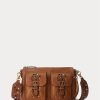 Lauren Tan Dámské kabelky Ralph Lauren s hřebínky střední Noa Crossbody