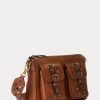 Lauren Tan Dámské kabelky Ralph Lauren s hřebínky střední Noa Crossbody