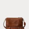 Lauren Tan Dámské kabelky Ralph Lauren s hřebínky střední Noa Crossbody