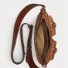 Lauren Tan Dámské kabelky Ralph Lauren s hřebínky střední Noa Crossbody