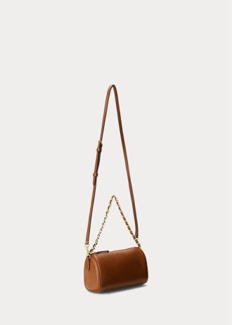 Lauren Tan Dámské kožené malé kabelky přes rameno Emelia Ralph Lauren Nappa