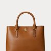 Lauren Tan Dámské kožené tašky Ralph Lauren Small Marcy Satchel Bags