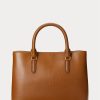 Lauren Tan Dámské kožené tašky Ralph Lauren Small Marcy Satchel Bags