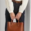Lauren Tan Dámské kožené tašky Ralph Lauren Small Marcy Satchel Bags