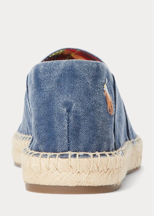 Lehká námořnická pánská espadrilka z praného plátna Ralph Lauren Cevio Lehká námořnická pánská espadrilka z praného plátna Ralph Lauren Cevio