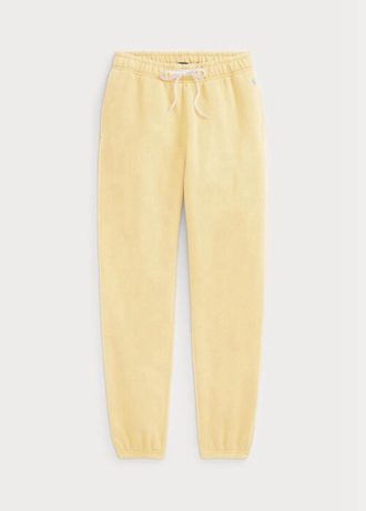Žluté dámské atletické kalhoty Ralph Lauren Fleece Žluté dámské atletické kalhoty Ralph Lauren Fleece