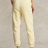 Žluté dámské atletické kalhoty Ralph Lauren Fleece Žluté dámské atletické kalhoty Ralph Lauren Fleece