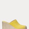 Žlutá dámská espadrilka Ralph Lauren Pennie Suede