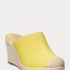 Žlutá dámská espadrilka Ralph Lauren Pennie Suede