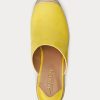 Žlutá dámská espadrilka Ralph Lauren Pennie Suede