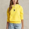 Žlutá dámská fleecová mikina Ralph Lauren Shrunken Fit Big Pony Žlutá dámská fleecová mikina Ralph Lauren Shrunken Fit Big Pony