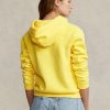Žlutá dámská fleecová mikina Ralph Lauren Shrunken Fit Big Pony Žlutá dámská fleecová mikina Ralph Lauren Shrunken Fit Big Pony